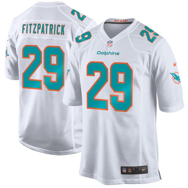 Men Miami Dolphins #29 Minkah Fitzpatrick Nike White Game NFL Jersey